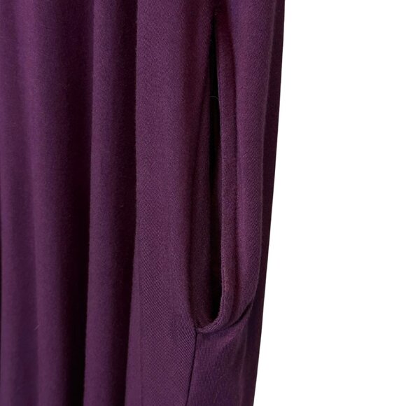 Minimalist Everyday Dress Stretch Fabric Comfy and Soft with Pockets Size L - Picture 3 of 8